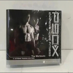 P90X Extreme Home Fitness Beachbody 12 Disc DVD Set + Nutrition Plan UNUSED NEW
